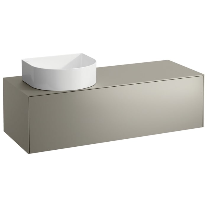 LAUFEN Sonar Schubladenelement 118 x 45 x 34 cm mit 1 Schublade, WT links, ohne Armatur-Ausschnitt