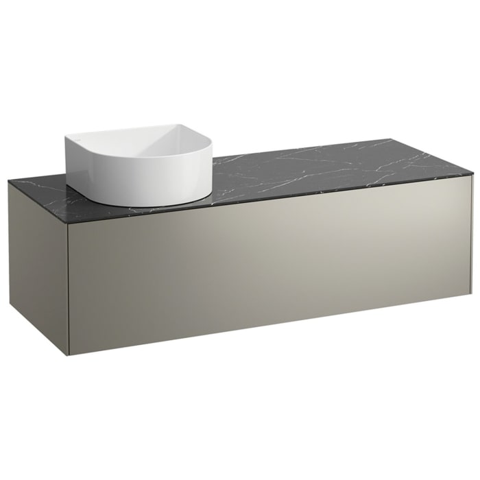 LAUFEN Sonar Schubladenelement 118 x 45 x 34 cm mit 1 Schublade, WT links, ohne Armatur-Ausschnitt