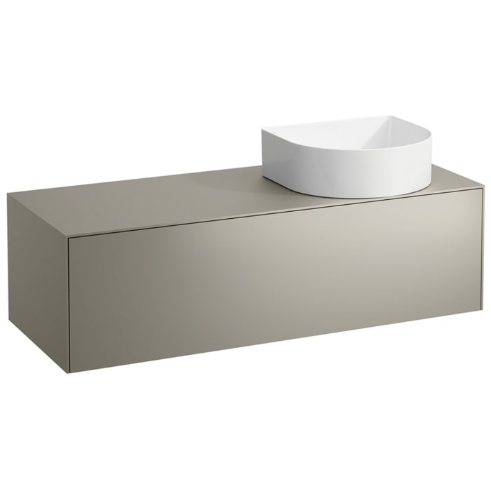 LAUFEN Sonar Schubladenelement 118 x 45 x 34 cm mit 1 Schublade, WT rechts, ohne Armatur-Ausschnitt