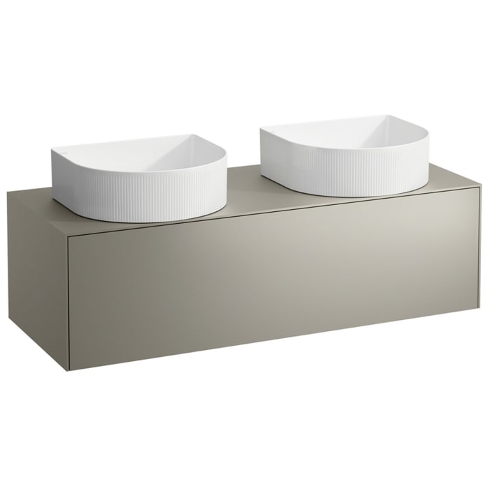 LAUFEN Sonar Schubladenelement 118 x 45 x 34 cm mit 1 Schublade, WT links und rechts, ohne Armatur-Ausschnitt