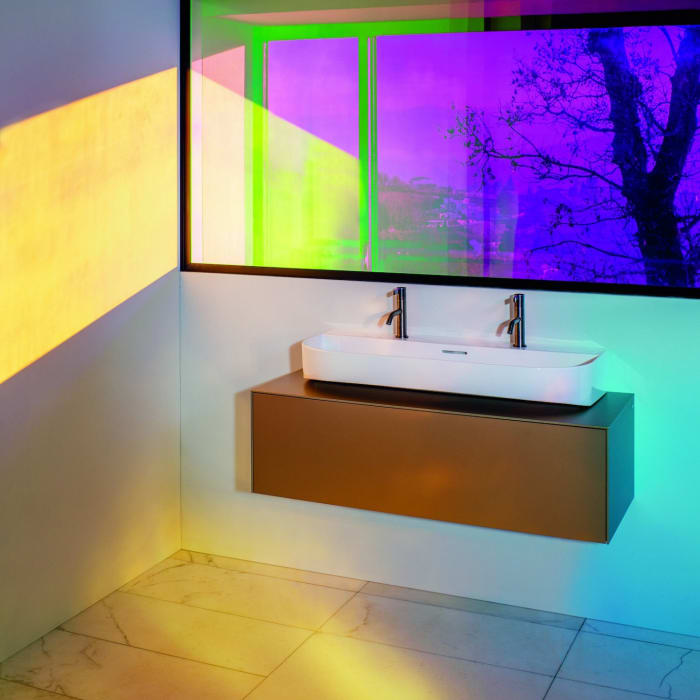 LAUFEN Sonar Schubladenelement 118 x 45 x 34 cm mit 1 Schublade, WT mittig