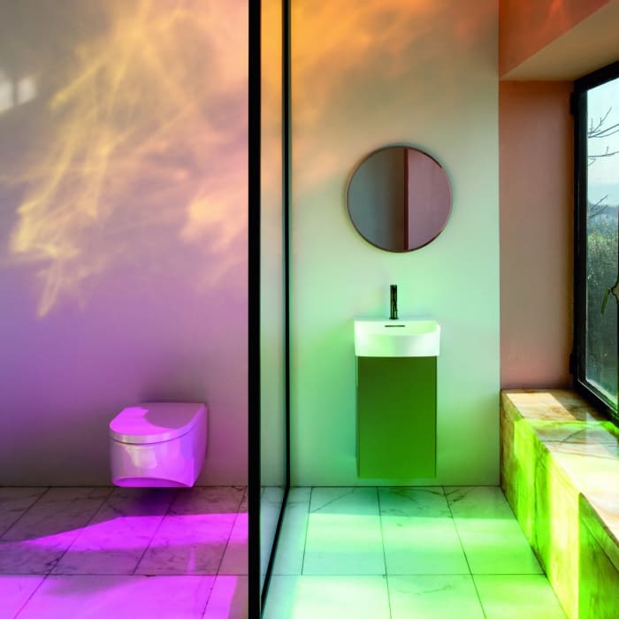 LAUFEN Sonar Waschtischunterbau 39 x 24 x 60 cm mit 1 Tür, Anschlag rechts