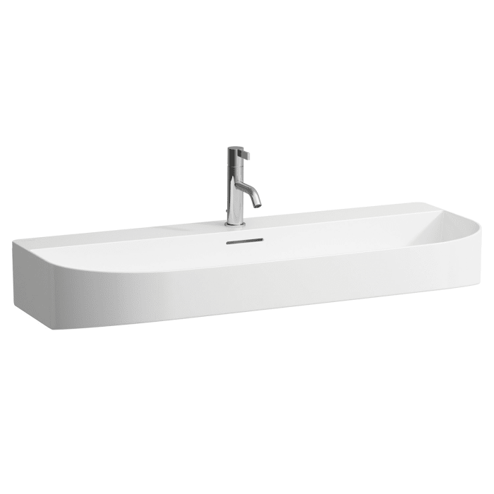 LAUFEN Sonar Waschtisch unterbaufähig 100 x 42 cm, mit 1 Hahnloch