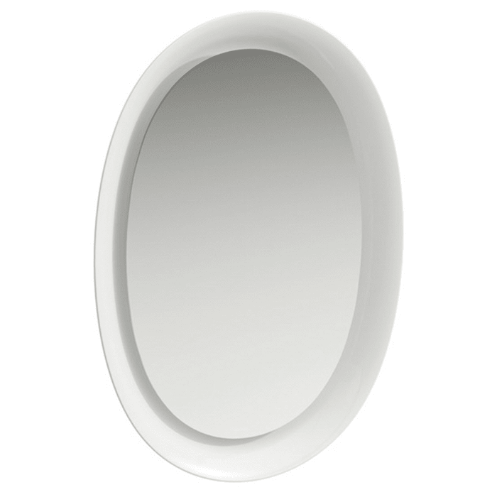 LAUFEN The New Classic Badspiegel in Weiß mit den Maßen 50 x 70 cm