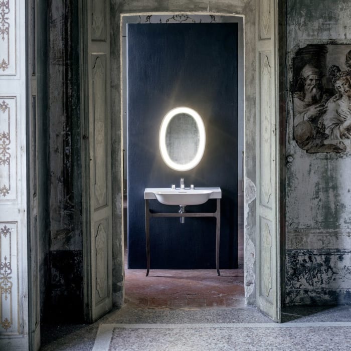 LAUFEN The New Classic Möbelwaschtisch 60 x 48 cm, ohne Hahnloch, mit Überlauf