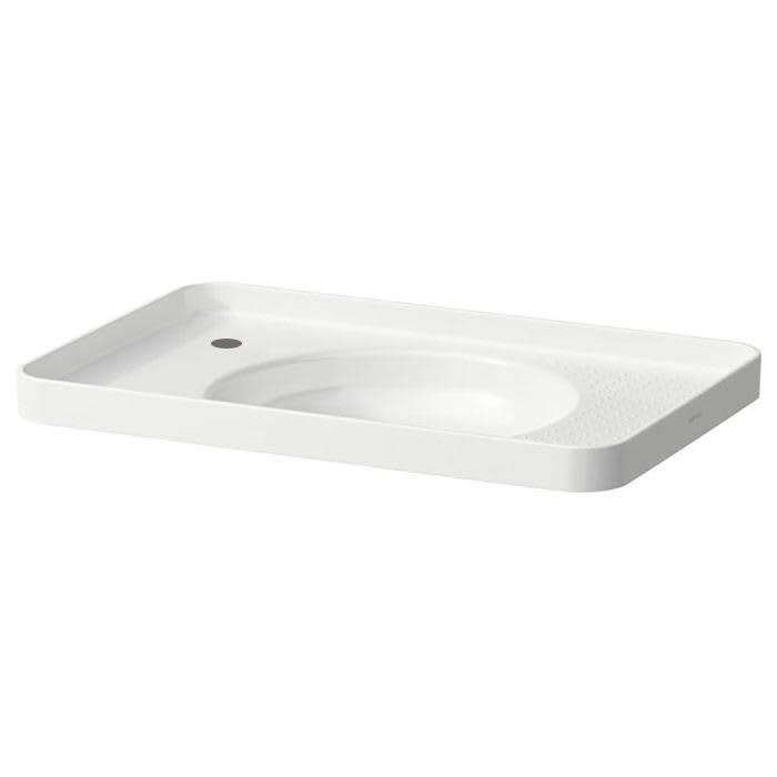 LAUFEN Val Einbauwaschtisch 55 x 36 cm mit Hahnloch links, ohne Überlauf
