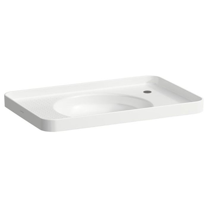 LAUFEN Val Einbauwaschtisch 55 x 36 cm mit Hahnloch rechts, ohne Überlauf