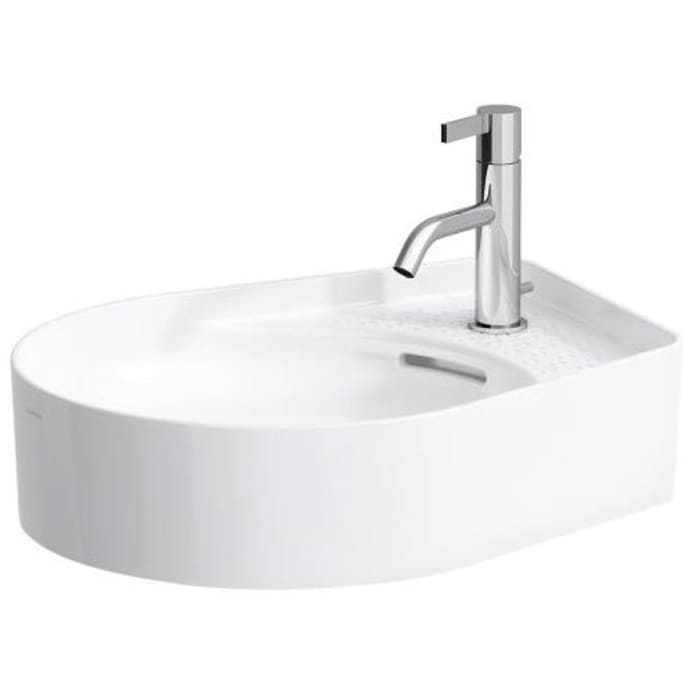 LAUFEN Val Waschtisch-Schale 50 x 40 cm mit 1 Hahnloch, mit Überlauf