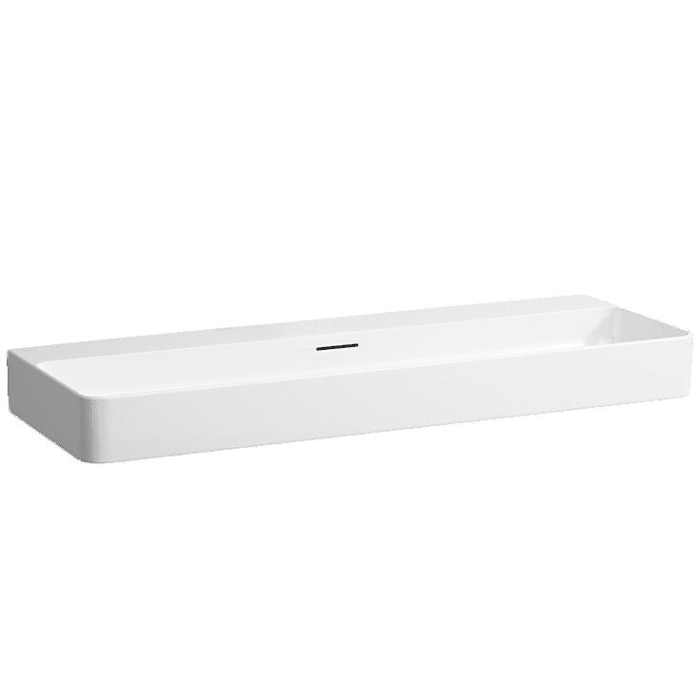 LAUFEN Val Waschtisch, unterbaufähig 120 x 42 cm, ohne Hahnloch, mit Überlauf