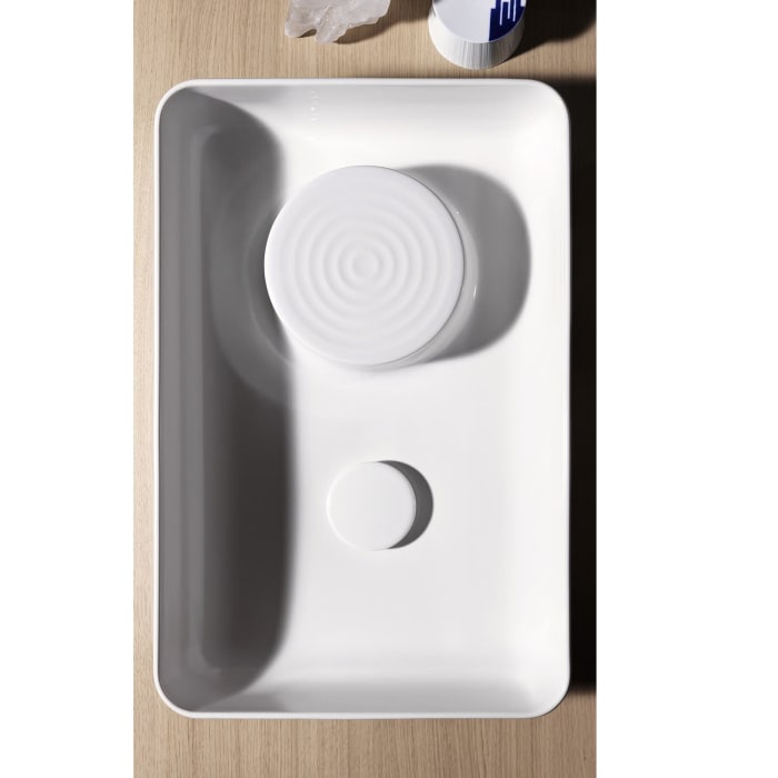 LAUFEN Val Waschtisch-Schale 55 x 36 cm ohne Hahnloch, ohne Überlauf