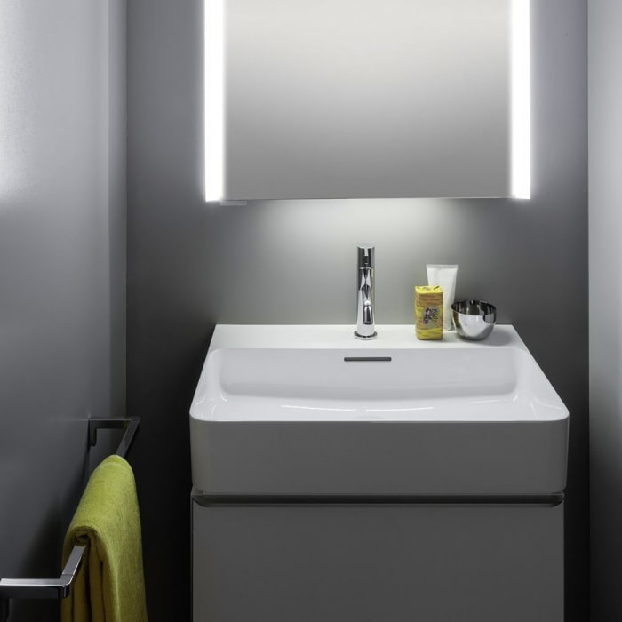 LAUFEN Val Waschtisch, unterbaufähig 60 x 42 cm ohne Hahnloch, ohne Überlauf