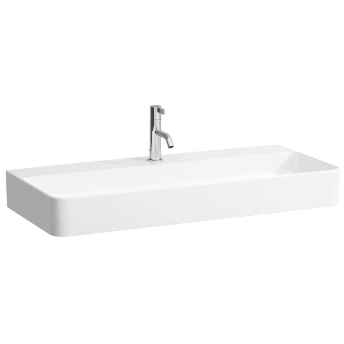 LAUFEN Val Waschtisch, unterbaufähig 95 x 42 cm mit 1 Hahnloch, ohne Überlauf