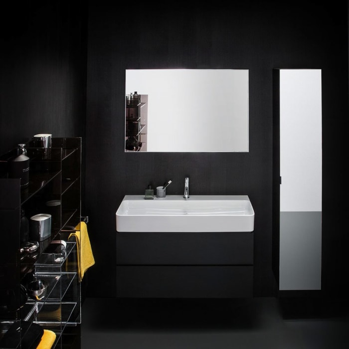 LAUFEN Val Waschtisch, unterbaufähig 95 x 42 cm ohne Hahnloch, ohne Überlauf