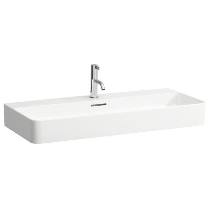 LAUFEN Val Waschtisch, unterbaufähig 95 x 42 cm, mit 1 Hahnloch, mit Überlauf