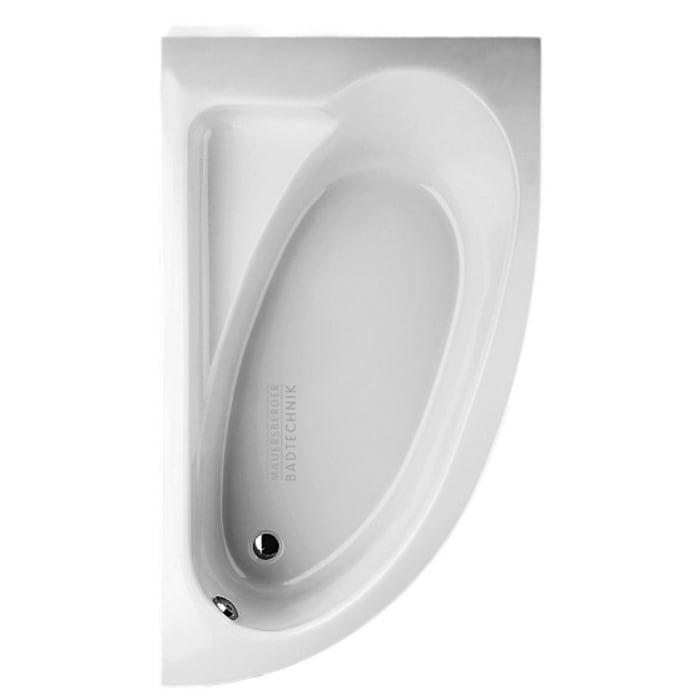Mauersberger Eck-Badewanne Aspera 170 x 100 cm Ausführung links