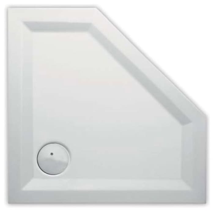 Mauersberger Fünfeck-Duschwanne Ceptor 100 superflach