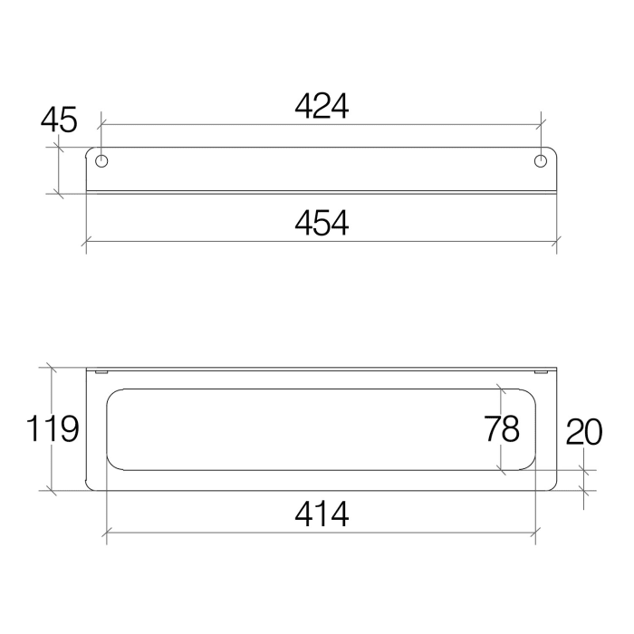 Living R Handtuchhalter 45 cm