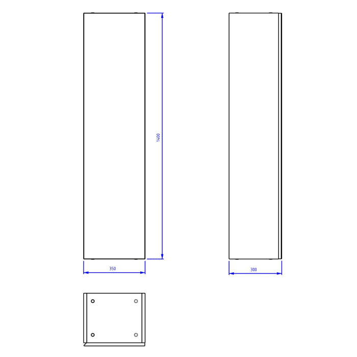 Loft Hochschrank Anschlag rechts