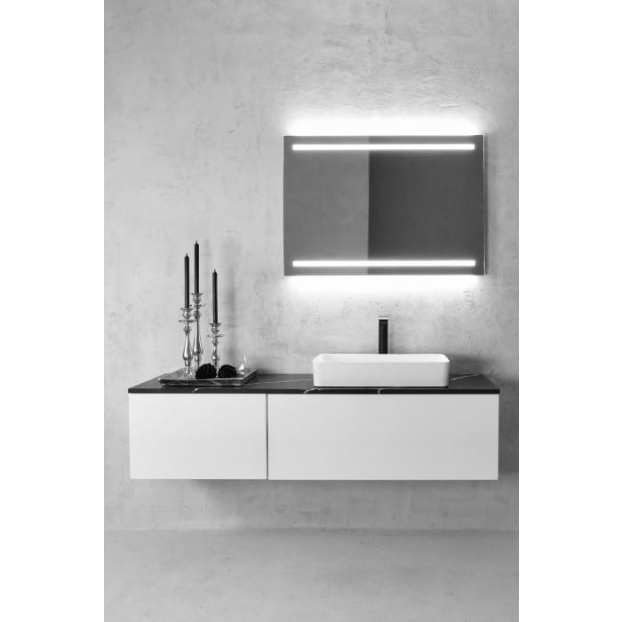 Megabad Profi Collection L2 LED Badspiegel 140 x 70 cm mit Beleuchtung