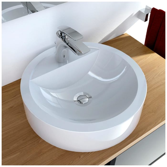 Architekt 200 Aufsatzwaschtisch 43 cm, mit Hahnloch