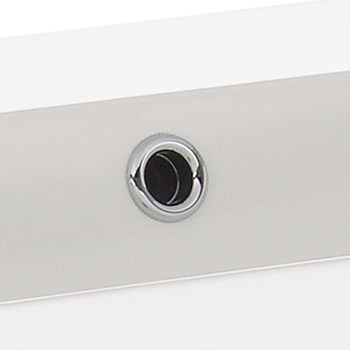 Überlaufrosette in Chrom