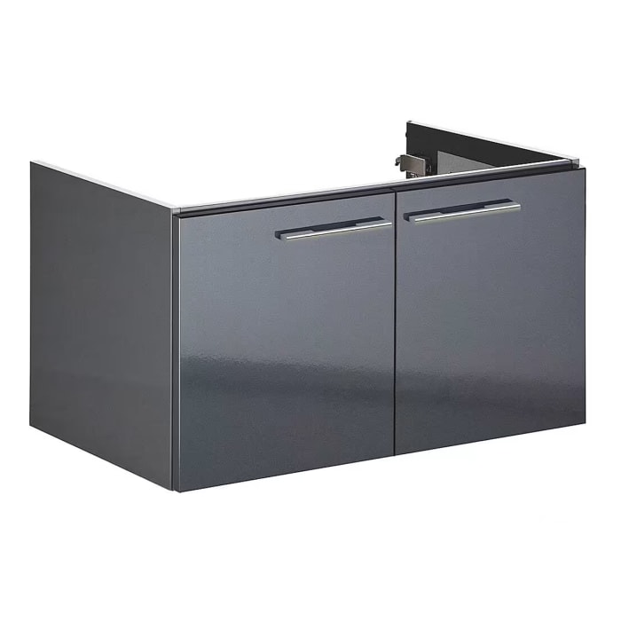 Architekt 100Z WTU mit 2 Türen und Griff plan für Connect Cube Waschtisch 70 cm