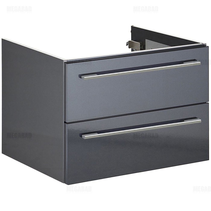 Architekt 100Z WTU mit 2 Auszügen und Griff plan für Laufen Pro A Waschtisch 60 cm