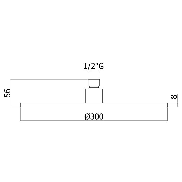 House Kopfbrause Ø 30 cm