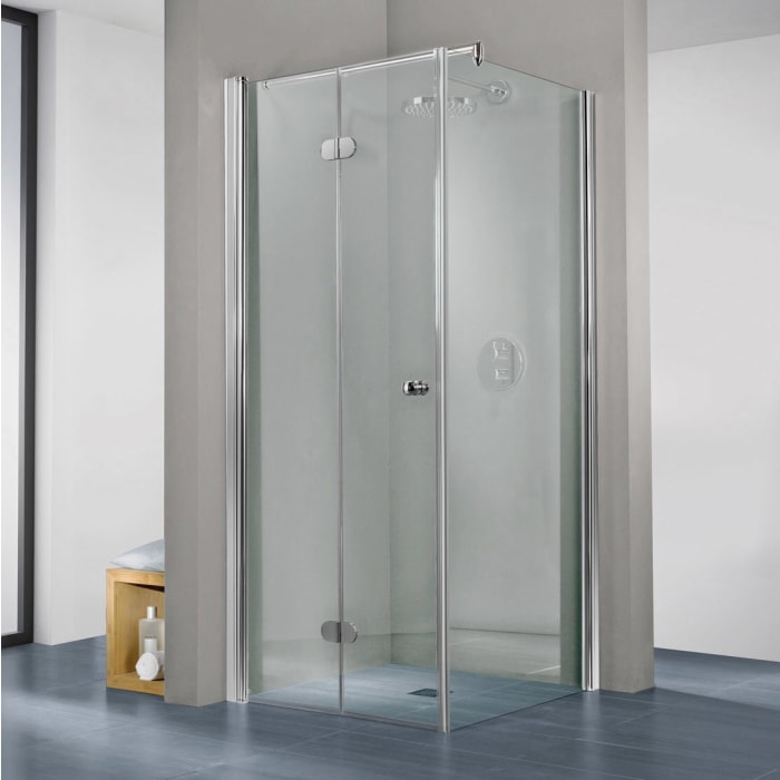 Steinkamp Living Drehfalttür 80 x 200 cm für Seitenwand Anschlag links inkl. easypearl, mittig mattiert