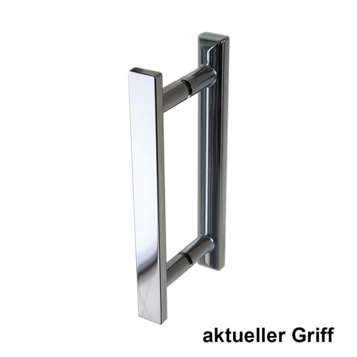 Steinkamp Lifestyle Drehtür mit Seitenwand 90 x 100 cm Anschlag links inkl. easypearl