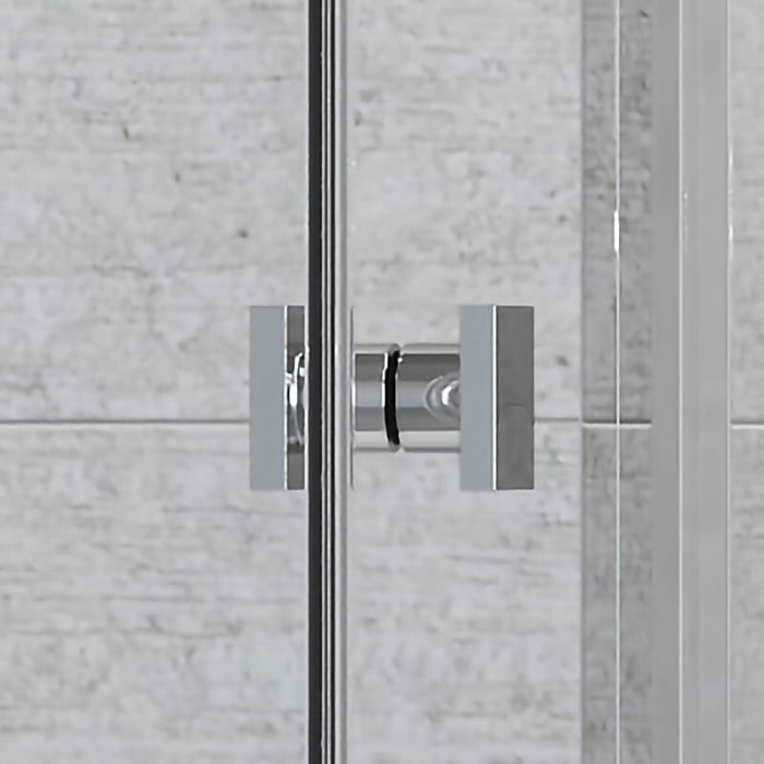 Planplus Runddusche 4-teilig 80 x 80 x 192,8 cm