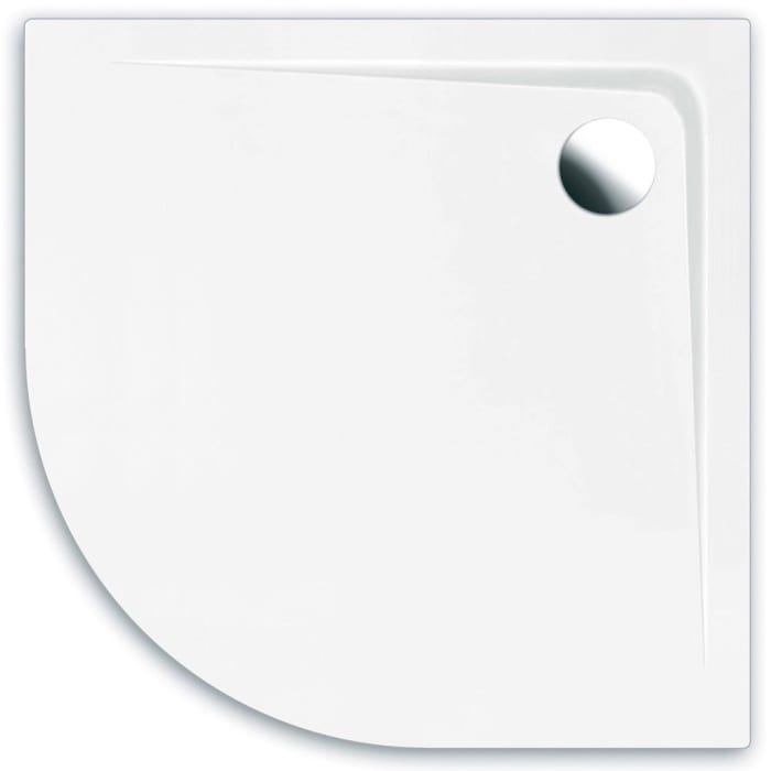 Steinkamp Plan Viertelkreis-Duschwanne 120 x 90 cm links superflach