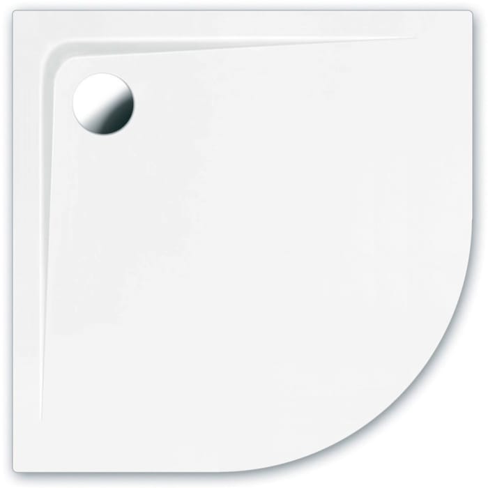 Steinkamp Plan Viertelkreis-Duschwanne 120 x 90 cm rechts superflach