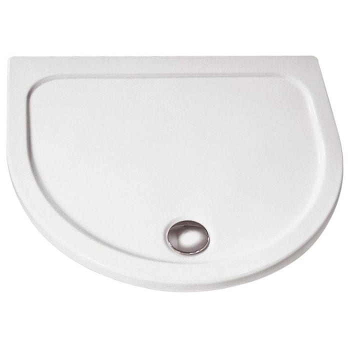 HSK Halbkreis Acryl-Duschwanne super-flach 110 x 90 cm