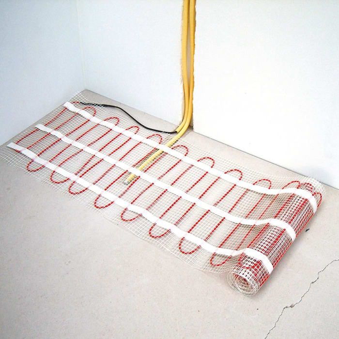 Elektro-Flächenheizung Unter-Fliesen 7 m²