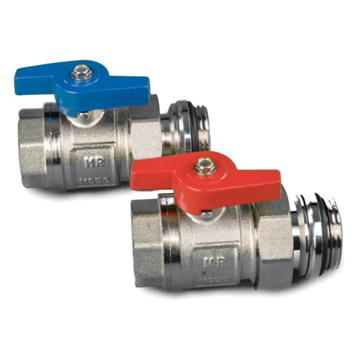 Verteileranschlussset-Kugelhahn-Set 1