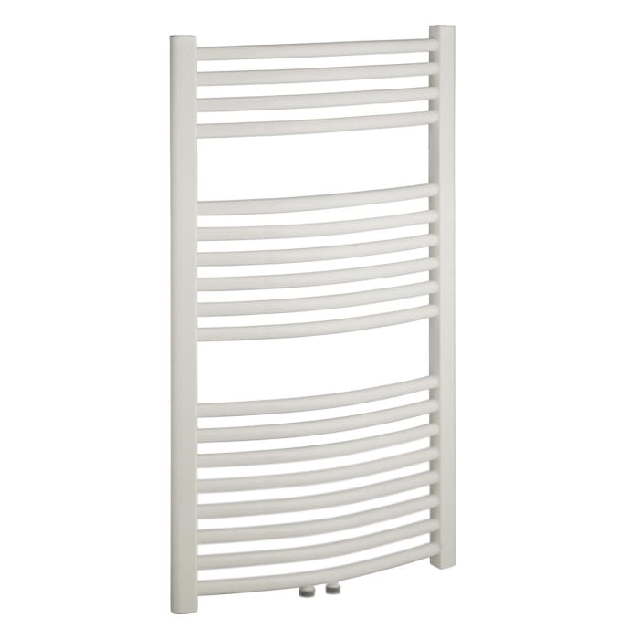 Plana round Badheizkörper 49,5 x 94,4 cm mit Mittelanschluss