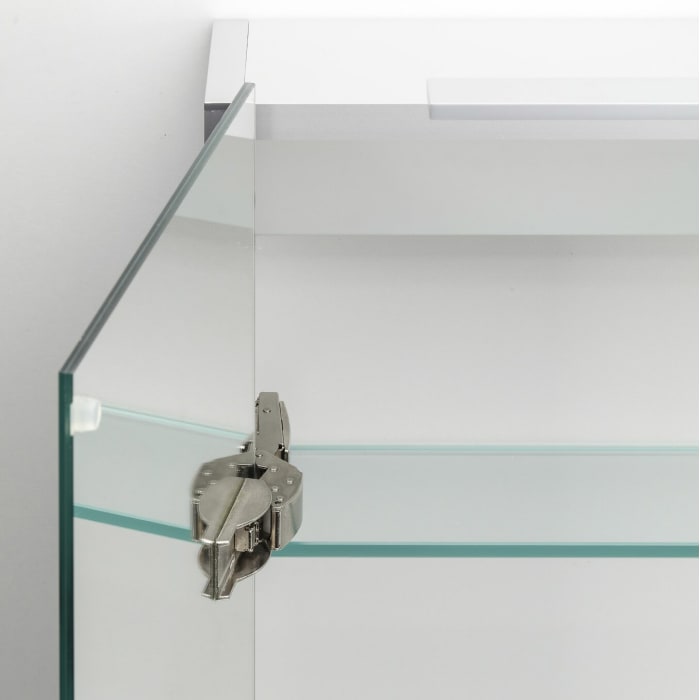 Alu 100 LED Spiegelschrank S100