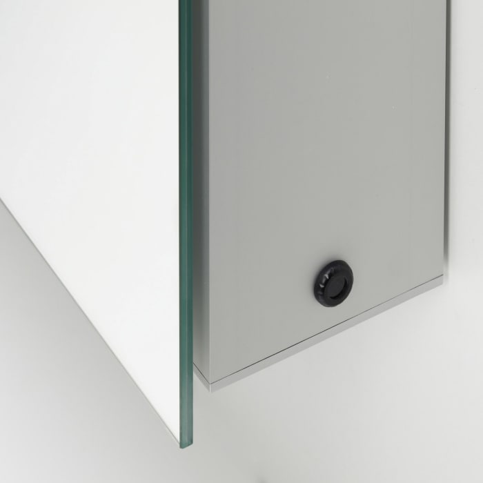 Alu 100 LED Spiegelschrank S100