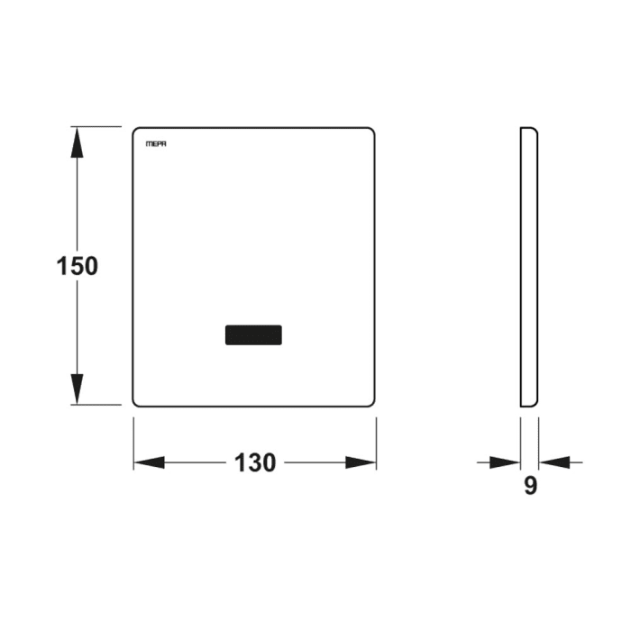 MEPA Urinal-Spülautomatic 825, Batteriebetrieb
