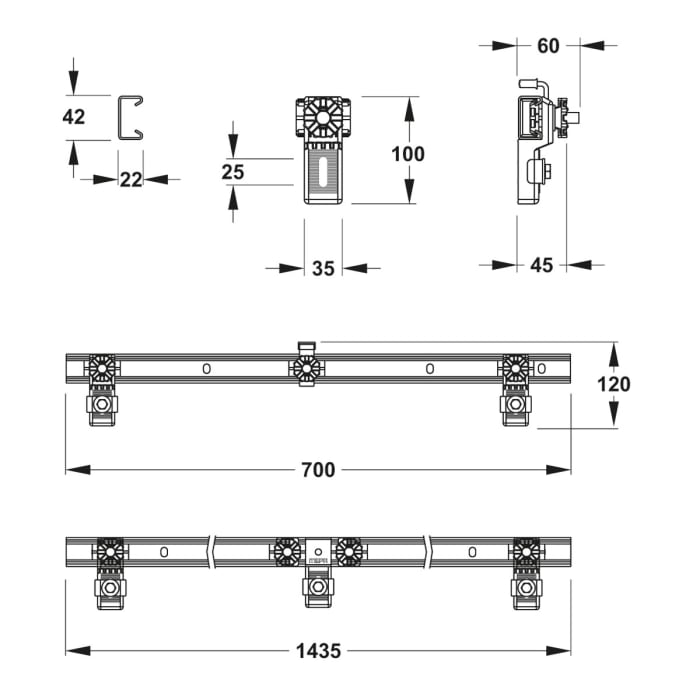 MEPA Wannenleisten für Badewannen