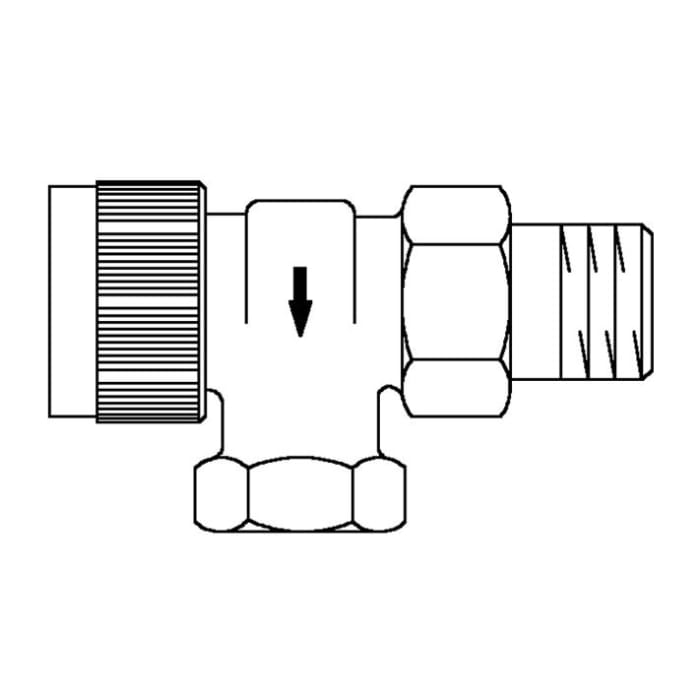Oventrop Rücklaufventil Baureihe AV 9 Winkel Eckventil