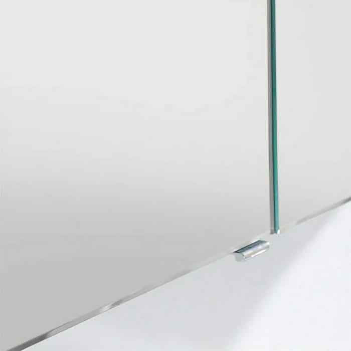 Pelipal Balto Spiegelschrank 149,7 x 17 x 72 cm mit 2x LED-Aufsatzleuchte