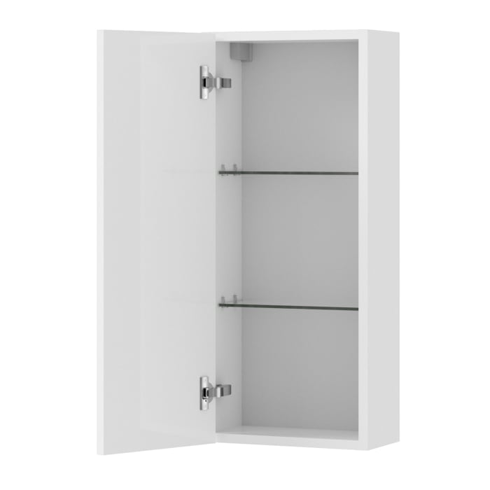 Pelipal Cassca Highboard 45 x 33 x 73 cm mit 1 Drehtür, Anschlag links, Griff N1, PG2