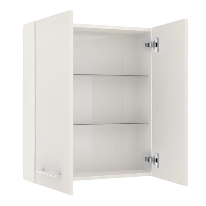 Pelipal Cassca Wandschrank 60 x 17 x 70 cm mit 2 Drehtüren Griff N1, PG2