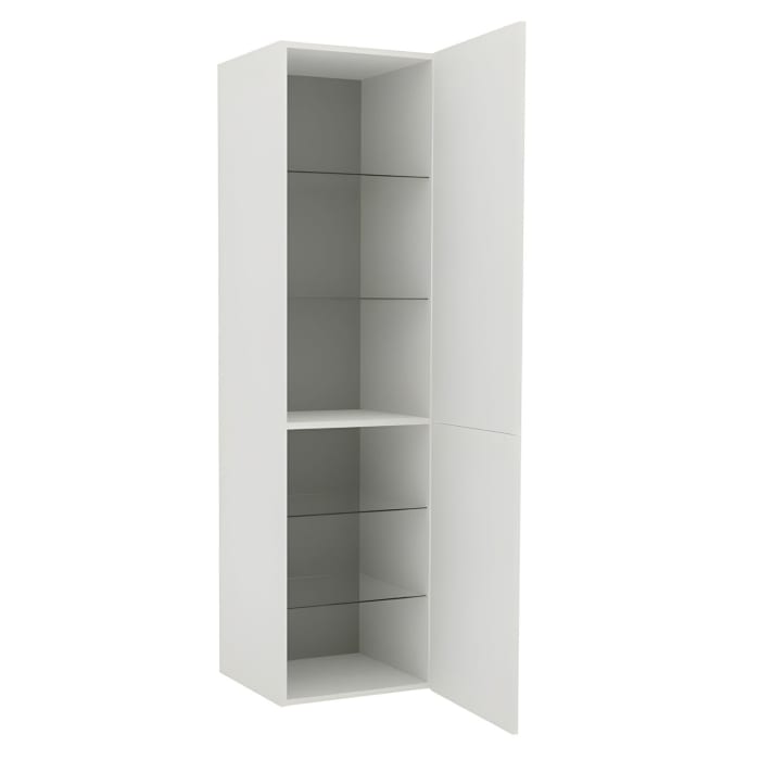 Pelipal Cassca Hochschrank 45 x 43 x 168 cm mit 2 Drehtüren, Anschlag rechts, Griff C1, PG2