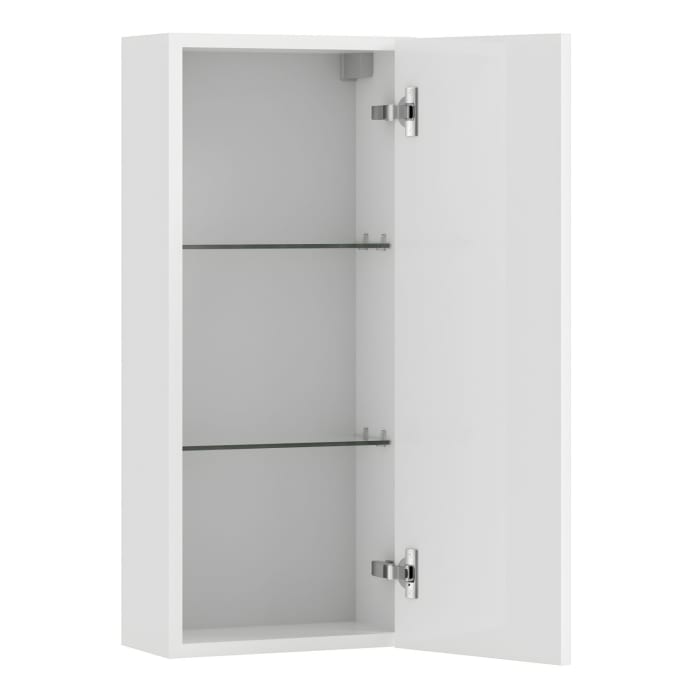 Pelipal Cassca Wandschrank 30 x 17 x 70 cm mit 1 Drehtür, Anschlag rechts, Griff C1, PG2