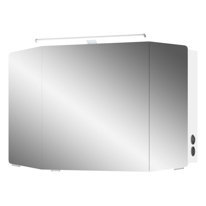 Pelipal Cassca Spiegelschrank 100 x 17 x 67 cm mit LED Beleuchtung, Modul rechts außen