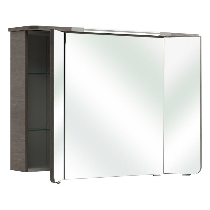 Pelipal Cassca Spiegelschrank 102 x 22,5 x 72,4 cm mit LED Kranzbeleuchtung
