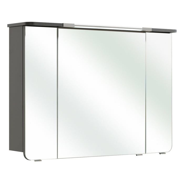 Pelipal Cassca Spiegelschrank 102 x 22,5 x 72,4 cm mit LED Kranz- und Waschplatzbeleuchtung